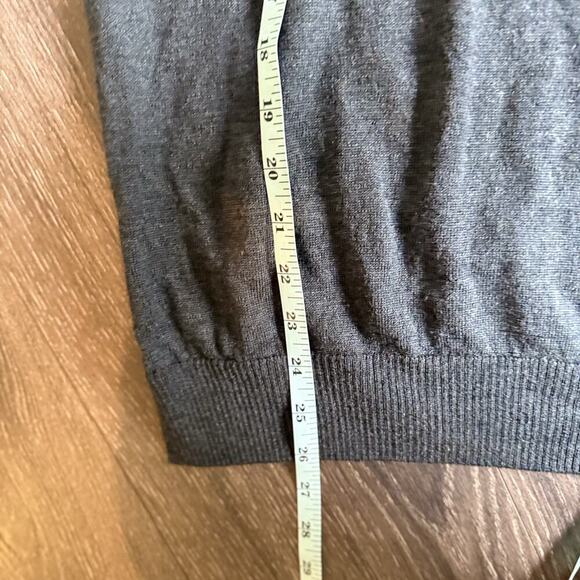 525 America Sweater Size Small Gray Solid Scoop Batwing Long Sleeve Wool 1912 - Picture 8 of 8